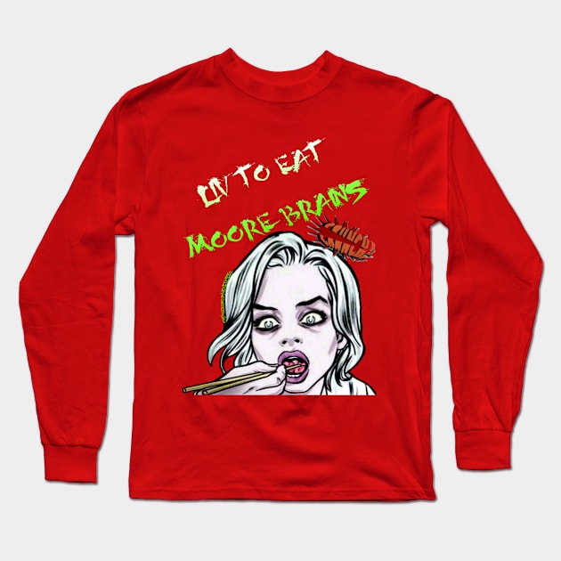 Liv Moore Long Sleeve T-Shirt by Wicked9mm